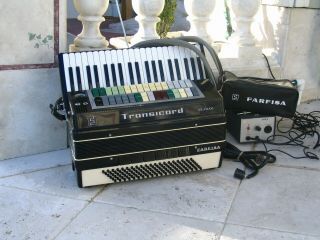 Vintage Farfisa Dual Piano Accordion W/generator