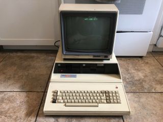 Vintage Franklin Ace 1200 Computer Apple Ii Clone W/ Monitor