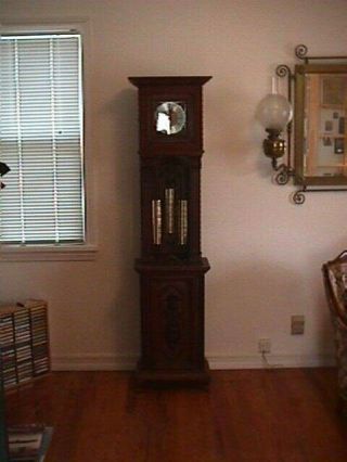 Vintage 1950 Grandfathers Clock Wood