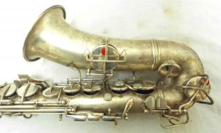Vintage 1914 Conn Alto Saxophone in Good Structural - 6