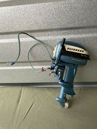 Vintage 1956 Evinrude Big Twin K&o Toy Outboard Motor All
