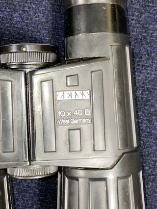 Vintage Zeiss Dialyt T P 10x40 B West Germany Binoculars 2