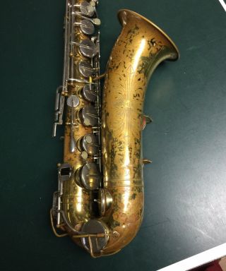 Vintage Old 1957 Martin Pan American Tenor Saxophone With Case Series 638xx