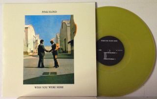 Pink Floyd 1995 Wish You Were Here Lp Cbs 30ap 1875 - 01 Green Vinyl 20th Re