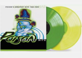 Poison - Greatest Hits Exclusive Limited Edition Neon Yellow & Green 2x Vinyl Lp