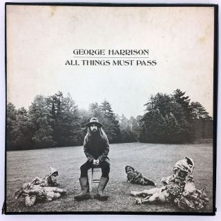 George Harrison Lp Box Set All Things Must Pass Apple Colored Lyric Inners