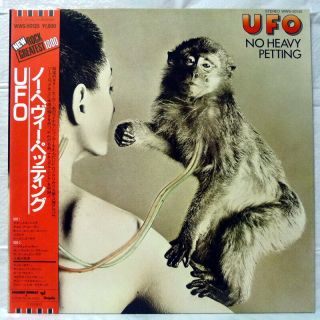 Ufo - No Heavy Petting Japan Lp W/ Obi & Insert Chrysalis Wws - 50135 Vinyl