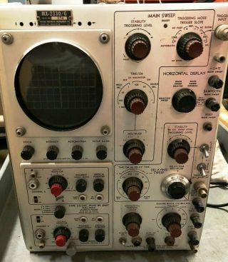 Vintage Tektronix Oscilloscope Mx - 2330/g