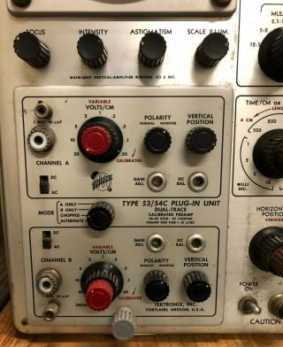 Vintage Tektronix Oscilloscope MX - 2330/G 2