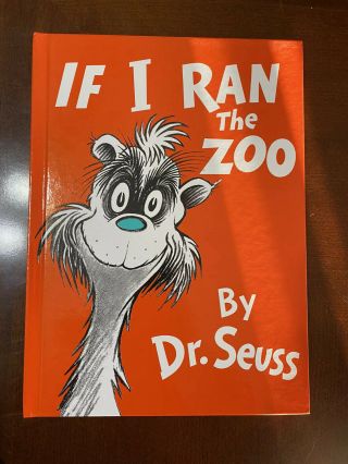 If I Ran The Zoo Hardcover Book - 1950 Copyright - Vintage/banned