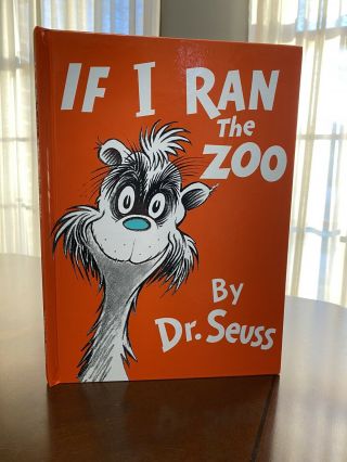 If I Ran the Zoo Hardcover book - 1950 Copyright - VINTAGE/Banned 2