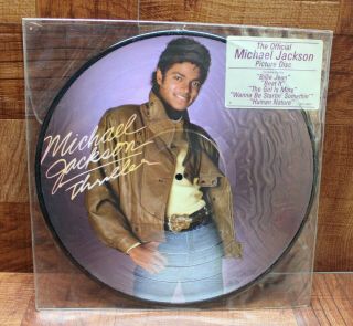 Michael Jackson Thriller Limited Edition Picture Disc Vinyl 1983 Rare