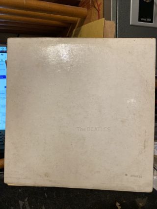 The Beatles White Album Capitol Records Swbo - 101 2 Lp With Poster