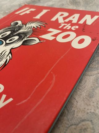 If I Ran the Zoo Dr.  Seuss (Vintage) copyright 1950 1st edition 2