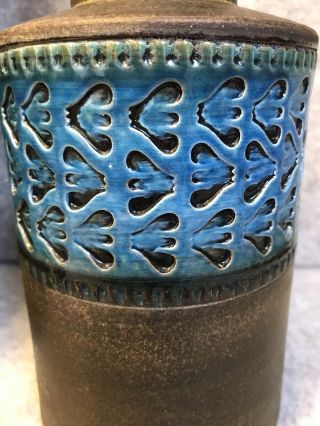 Mid Century Lamp base X 2 (53 & 37cm Tall) Pottery Ceramic Vintage Bitossi ? 5