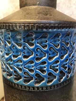Mid Century Lamp base X 2 (53 & 37cm Tall) Pottery Ceramic Vintage Bitossi ? 6