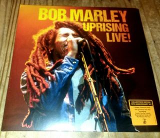 Bob Marley " Uprising Live " 75th Anniversary 2 X Colored Vinyl