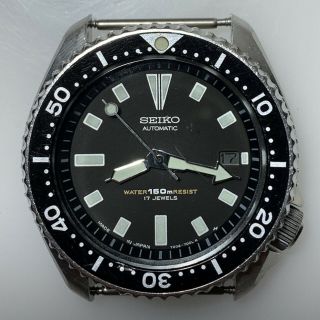 Seiko 7002 - 7001 Scuba Diver’s 150m 17 Jewel Automatic Vintage Watch Auth