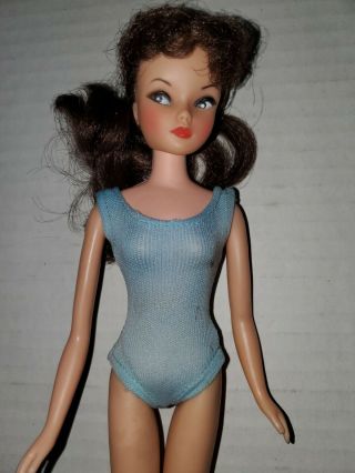 Rare Vintage Uneeda Miss Suzette Barbie Doll Clone Bathing Suit Bendable Legs