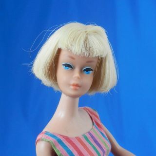 Vintage Barbie Doll American Girl Blonde All Mattel 1960s