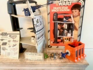 Vintage 1978 Star Wars Death Star Space Station Playset W Box & Instructions