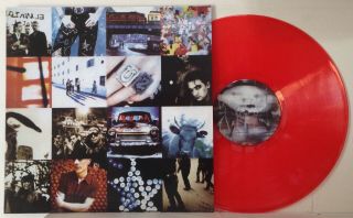 U2 1991 Achtung Baby Lp Island 501347 Uk Nude Cover Ltd Orange Vinyl Re Rare M/m