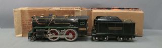 Lionel 384e Vintage Standard Gauge 2 - 4 - 0 Steam Locomotive W/ 384t Tender/box