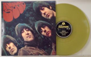 The Beatles 1965 Rubber Soul Lp Parlophone Pmc 1267 Uk Mono Green Vinyl Re