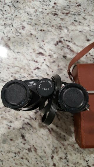 Vintage Weatherby 7x35 Binoculars W/ Case 431 Ft At 1000 Yards 2