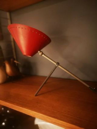 RARE 50s Pinocchio Lamp by Busquet for Hala Zeist MID CENTURY VINTAGE KALFF ERA 3