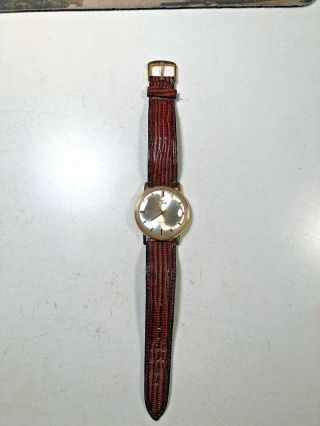 14k Yellow Gold TIMEX Dorado Electric Vintage Very Rare 1960`s - 70`s Watch 35 MM 2