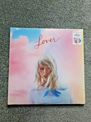Taylor Swift Lover Pink Blue Coloured Double Vinyl