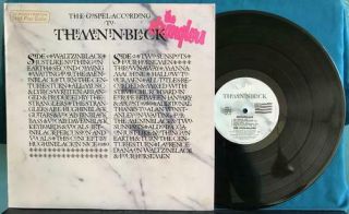 Stranglers Gospel According To The Men In Black Nm 1981 Stiff Promo Lp Wave