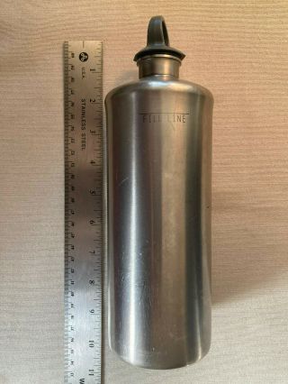 Vintage Msr Titan Titanium Fuel Bottle - 0.  8 Liter