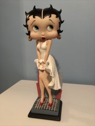 Betty Boop 18in Marilyn Monroe White Dress Statue By Character Collectibles