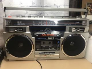 Vintage Jvc Rc - 880 Boombox Am/fm/shortwave Radio Cassette Tape Deck