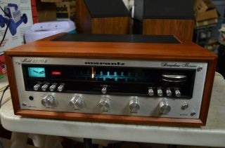 Vintage Marantz 2220b 2 - Channel Stereo Receiver With Wood Case