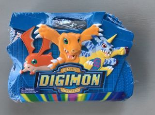 Digimon Digital Monsters 3 - D Activity Case Craft Stickers Colored Pencils Nos