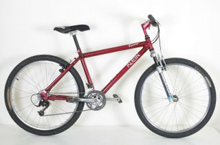 Vintage 1995 Klein Fervor 17” Mountain Bike Race Red Shimano Deore Lx Manitou
