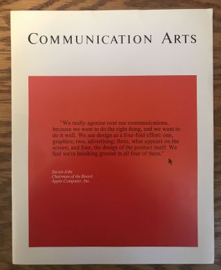 Vintage Apple Computer Communications/branding Booklet - Steve Jobs,  Chiat/day 1985