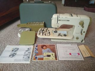 Bernina 730 Record W/accessories & Case Vintage Sewing Machine