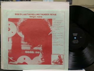 Bob Dylan - The Rolling Thunder Revue: Bangor,  Me Lp Tkrwm 1802