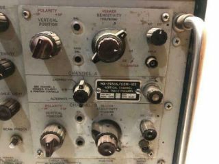 Vintage OS - 82A/USM - 105 Navy Oscilloscope COOL MILITARY OLD VERY RARE HUGE 4