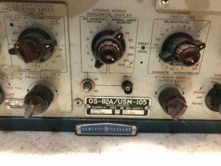 Vintage OS - 82A/USM - 105 Navy Oscilloscope COOL MILITARY OLD VERY RARE HUGE 5
