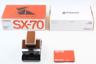 [MINT BOX] Polaroid SX - 70 Alpha Brown Instant Vintage Land Camera from JAPAN 2