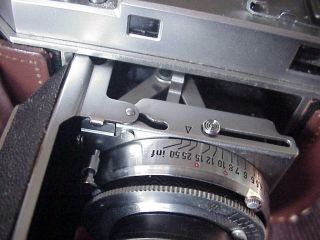 Vintage Kodak Retina II 35mm Camera 47mm Ektar Lens Brown Leather Case 5