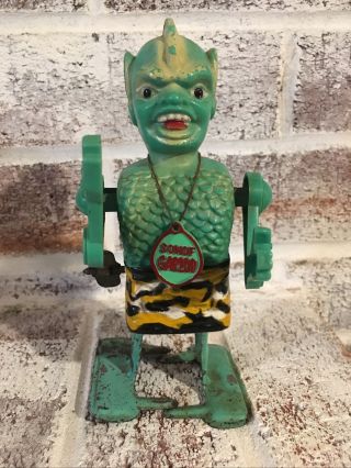 1960s Marx Son Of Garloo Wind - Up Toy Vintage Robot Monster