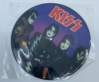 Kiss “a World Without Heroes” 1981 Picture Disc Vinyl Rare