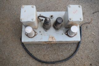 Rare Vintage Gates Radio Company Broadcasting Vacuum Tube Pre Amplifier