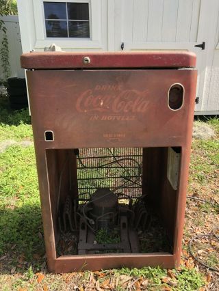 Coca Cola Vending Machine Antique Vintage Vendo A23c